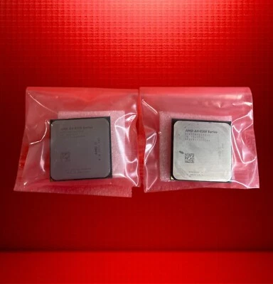 Lot 2 AMD A4-8350B 3.5 GHz Dual-Core CPUs Socket FM2+ Tested Working - Image 1 of 3
