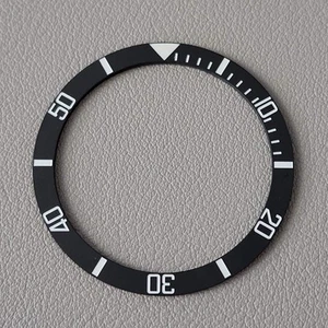 SEIKO SKX007 SKX009 CERAMIC SKX Bezel Insert Black Matte SKX (SUB style) Flat C3 - Picture 1 of 2