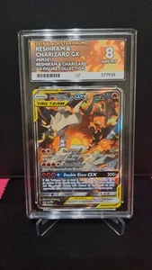Pokemon TCG: Reshiram & Charizard GX SM201 Promo Karte Black Star ACE 8  - Bild 1 von 4