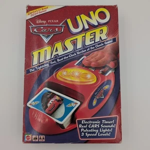 Uno Master Disney Pixar Cars Electronic Card Game Mattel 2007 Tested  - Picture 1 of 8