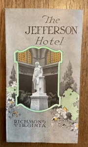 RARE Jefferson Hotel Brochure - Picture 1 of 4