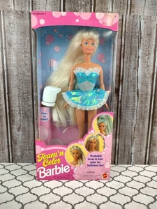 Barbie Foam 'n Color Bathtime Fun Doll 1995 Mattel 15099 NRFB SELLADO  - Imagen 1 de 8