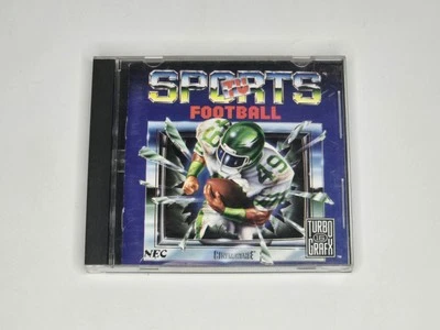 TV Sports Football • Turbo Grafx 16 (TG16) • NEC - COMPLETE Cib Tested & Working - Image 1 of 4