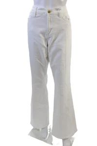 FRAME Womens Le High Flare Jeans - Blanc Size 33 - Picture 1 of 7