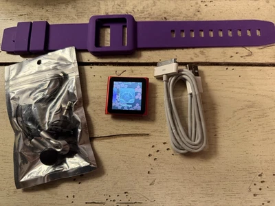 Apple iPod nano 6ta Gen ROJO 16GB PAQUETE USADO. 1.700 CANCIONES. VER DESCRIPCIÓN. Foto 1 de 4