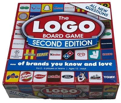 THE LOGO BOARD GAME : Second Edition 2nd - By Drumond Park In Vgc (FREE UK P&P) - Image 1 of 4