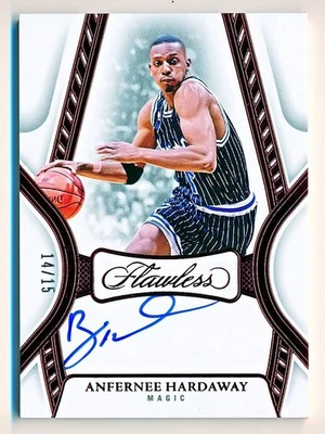 Autógrafos impecables Anfernee Hardaway 2024-25 rubí automático #FA-AHM (14/15) Foto 1 de 2