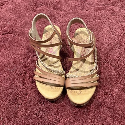Blowfish Malibu Kids Wedges Heidi Sandals Size 3 Girls - Image 1 of 4