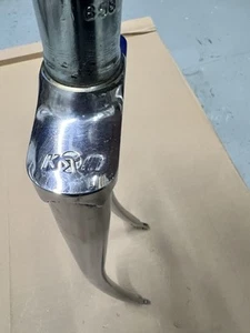 KOGA MIYATA Steel Chromed Road Race fork Used Vintage - Picture 1 of 7