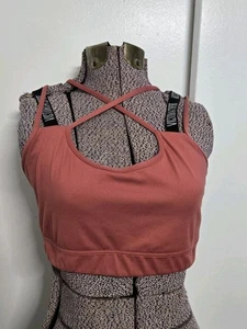 Victoria Secret Sport korallefarben Lounge Sport-BH The Player Racerback Größe Medium - Bild 1 von 7