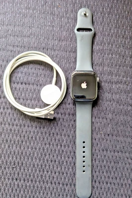 Apple Watch Series 4 (GPS, 44mm) - Space Grey Aluminium Case Black Sport Band - Image 1 of 4