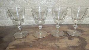 4 Vintage Libbey Glass Co. Georgian Liquor/Cocktail Glasses 5.25” Inches Tall - Picture 1 of 4