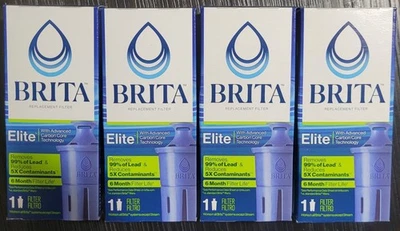 BRITA Elite Replacement Water Filter (36243), 4 Pack, New in Box, Free Shipping! - Image 1 of 4