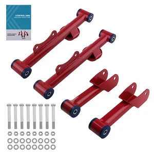 Brazos de control tubulares superiores inferiores traseros con hardware 4 piezas aptos para Ford Mustang 79-04 - Imagen 1 de 21