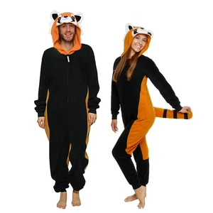Disfraz de Halloween Funziez para hombre panda rojo/machete XL negro naranja plata lilly - Imagen 1 de 3