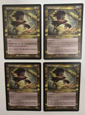 MTG 4X PLANESHIFT CAVERN HARPY NM GERMAN + CHINESE MAGIC THE GATHERING CREATURE - Image 1 of 4