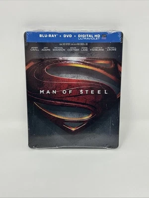 Man of Steel (Blu-Ray, DVD) Steelbook - Walmart Exclusive - Image 1 of 4