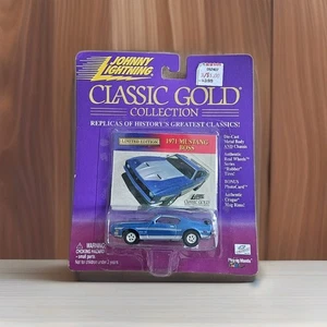 1971 Mustang Boss Johnny Lightning Classic Gold Collection Blue 1:64 2001 - Picture 1 of 4