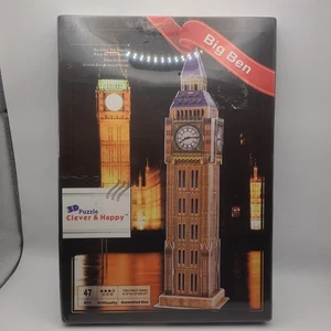 3D 47 Pc. Puzzle Big Ben New - Picture 1 of 17
