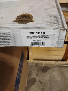 Convertible Roof Rails '71-'76 GM B&E Body Part# RR1814 - Picture 1 of 2
