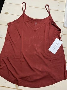 Neu mit Etikett Boody Damen Goodnight Sleep Cami Pyjama Tank Top Bambus Rubinrot Größe Small - Bild 1 von 6