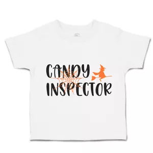 Halloween Toddler T-Shirt Candy Inspector Style A Nightmare Boy & Girl Clothes - Picture 1 of 21