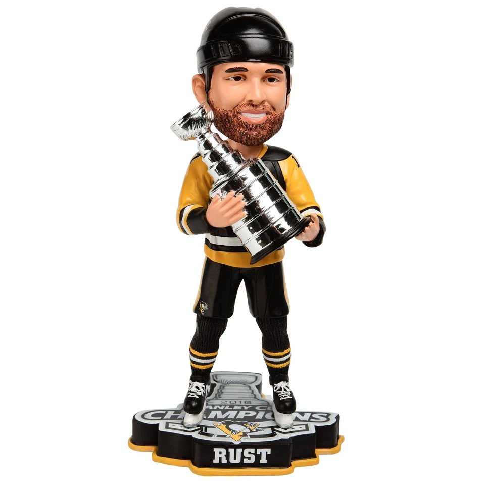 Bryan Rust Pittsburgh Penguins 2016 NHL Stanley Cup Bobblehead NHL - Image 1 of 1