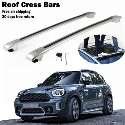Cross Bars Fits For Mini Cooper Countryman F60 Cargo Bars Luggage Carrier  2PCS - Image 1 of 4