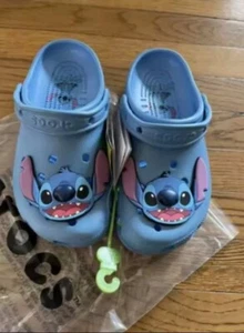 Disney Stitch Blue Crocs For  Kids - Picture 1 of 2