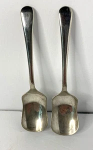 Juego de 2 cucharas de gelatina de miel de plata níquel electrochapado de colección EPNS 5" - Imagen 1 de 6