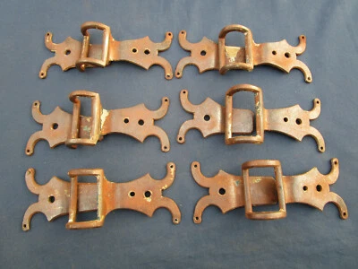 6 jeux arrêts contre - volets intérieurs ouvragée ajourée fer ancien - Photo 1/4