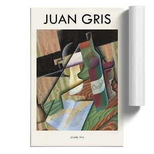 Póster de arte de pared sin marco Le Livre de Juan Gris impresión decoración del hogar sala de estar - Imagen 1 de 4