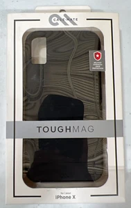 Case Mate Tough Mag iPhone X Hard Snap Case Cover - Black - Picture 1 of 4