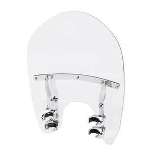 19" Windshield Screen 49mm Clamps Fit For Harley Street Bob 114 FXBBS 2021-2022 - Picture 1 of 10