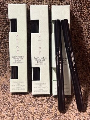 x3 Mally Eye Perfection Define & Diffuse Eyeliner Duo (Hazy Brown, Misty Plum) - Image 1 of 4
