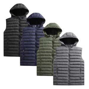 Chaqueta acolchada militar acolchada militar con capucha para hombre con capucha forrada con calentador de cuerpo al aire libre - Imagen 1 de 30