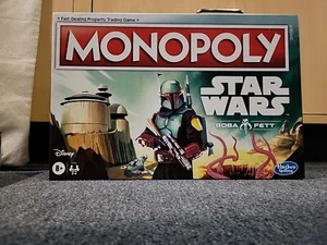 Star Wars Boba Fett Edition Monopoly Board Game New Sealed - Picture 1 of 2