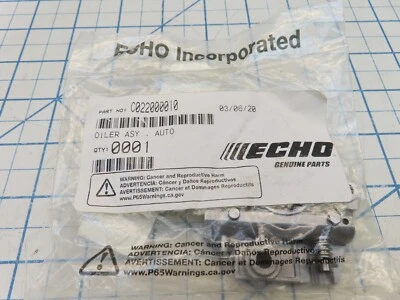 Conjunto de bomba de aceite para engrasador automático Echo C0220010 sellado de fábrica Foto 1 de 3