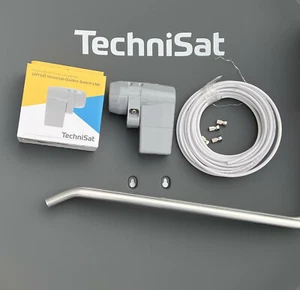 TechniSat SATMAN 65 PLUS mit UNYSAT-Quattro-Switch-LNB grau 4k UHD Full-HD neu - Bild 1 von 4