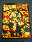 Disney Pixar Toy Story 4 Way To Play Men's Small 34-36 Distressed Tee Shirt NEW
