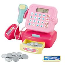 Nuovo utile Toy Cash Register impostazione realistico gioco registratore di cassa