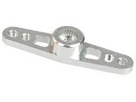 Precision 3Racing 3.0 mm Aluminium Double Servo Arm for Ko Propo/Sanwa - Silver - Image 1 of 1