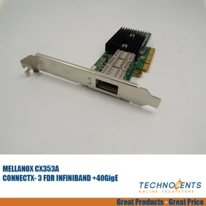 Mellanox CX353A ConnectX 3 FDR InfiniBand + 40GibE - Picture 1 of 6