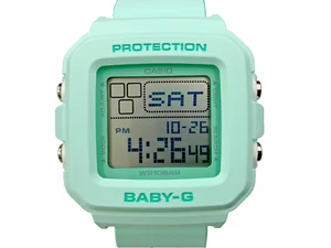 CASIO BABY-G BGD-10-3JF Green Quartz Stopwatch Digital Women's Watch - Picture 1 of 13
