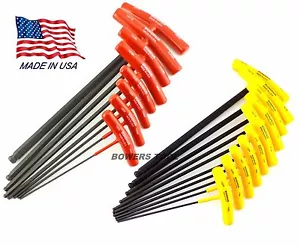 Bondhus 18pc T Handle Ball End Hex Wrench Set Metric SAE Standard MADE IN USA - Picture 1 of 6