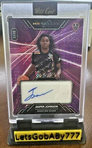 2024 Wild Card Jasper Johnson Auto #WMLA-JJ Purple Light 7/10 1st Trading Card - Picture 1 of 2