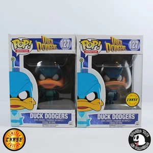Funko Pop! Animation Duck Dodgers #127 Common & Chase Set - Picture 1 of 15