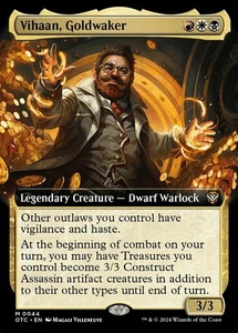 Vihaan, Goldwaker - Foil - Extended Art Magic mtg Light Play, English Commander  - Picture 1 of 1