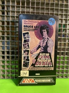 Fist of Fear/Touch of Death VHS - Bruce Lee Kung Fu WIZARD VIDEO SLIPCASE 448 - Picture 1 of 5