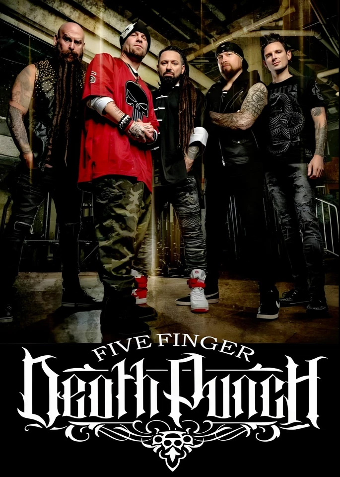 11.69x16.54 Five Finger Death Punch Metalhead Poster - Image 1 of 1